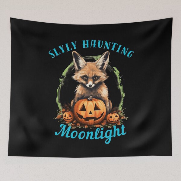 Item preview, Slyly Haunting Moonlight. fox face designed and sold by FoxVibes.