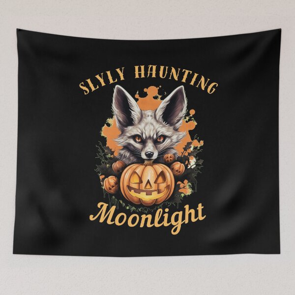Item preview, Slyly Haunting Moonlight. fox saying designed and sold by FoxVibes.