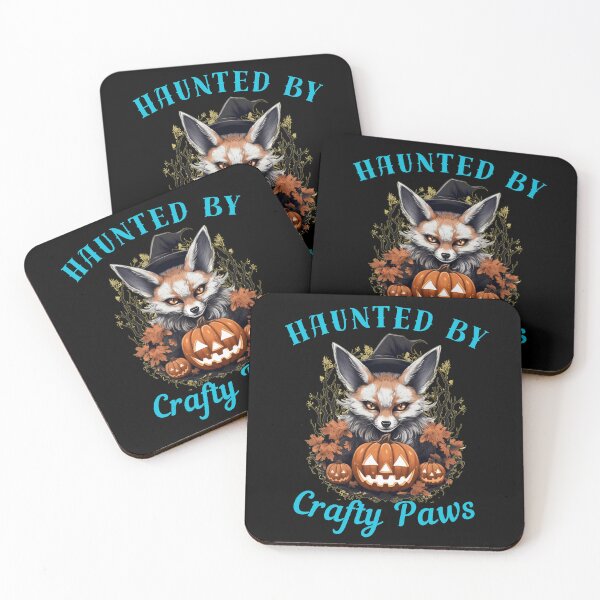 Item preview, Haunted By Crafty Paws. fox face designed and sold by FoxVibes.