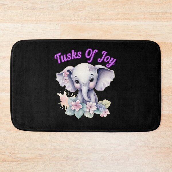 Item preview, Tusks Of Joy. elephant face designed and sold by ElephantVibes.