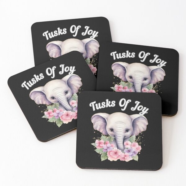Item preview, Tusks Of Joy. surreal elephant designed and sold by ElephantVibes.