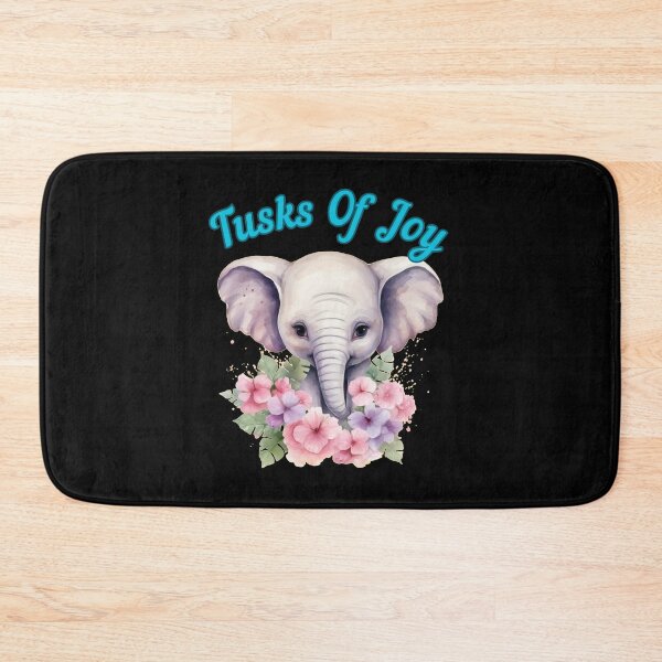 Item preview, Tusks Of Joy. adorable elephant designed and sold by ElephantVibes.
