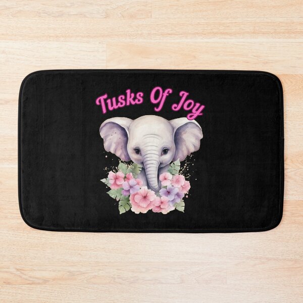 Item preview, Tusks Of Joy. elephant saying designed and sold by ElephantVibes.