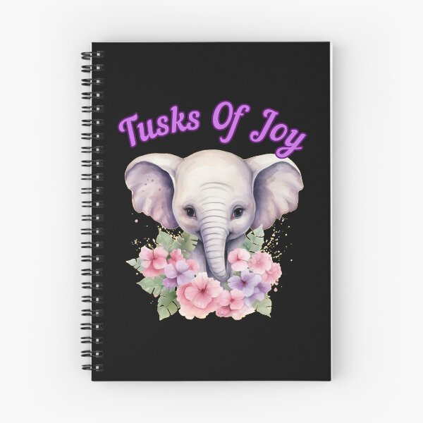 Item preview, Tusks Of Joy. elephant quote designed and sold by ElephantVibes.