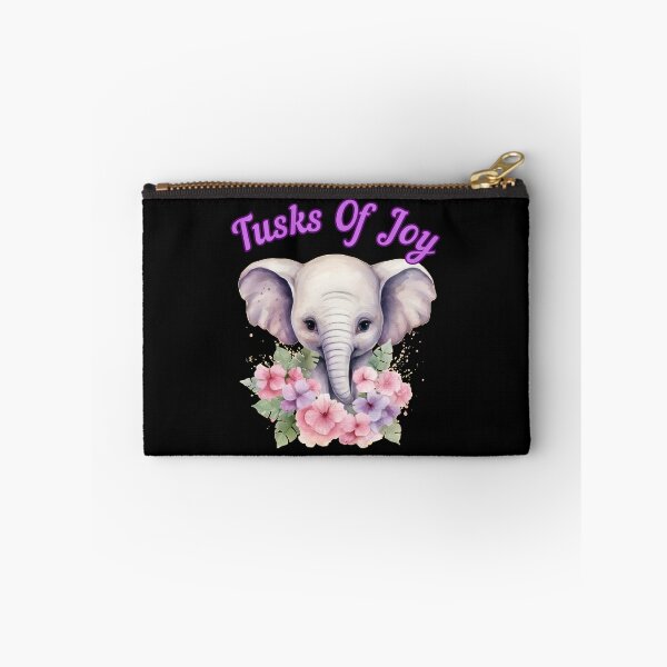 Item preview, Tusks Of Joy. elephant quote designed and sold by ElephantVibes.
