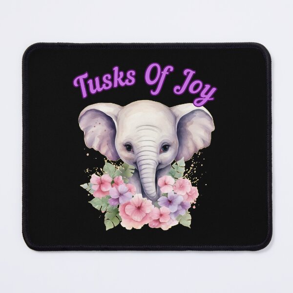 Item preview, Tusks Of Joy. elephant quote designed and sold by ElephantVibes.