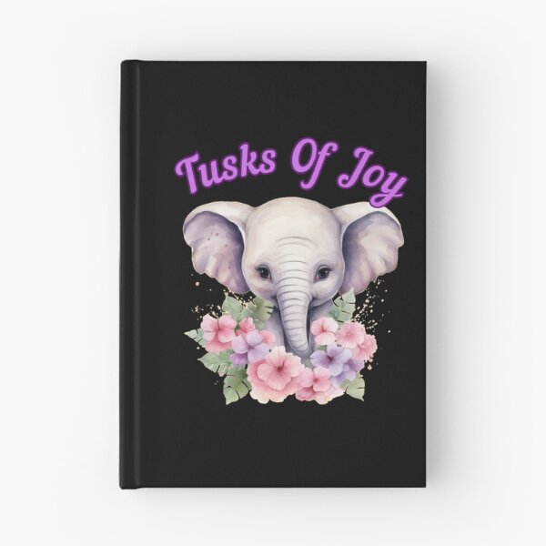 Item preview, Tusks Of Joy. elephant quote designed and sold by ElephantVibes.