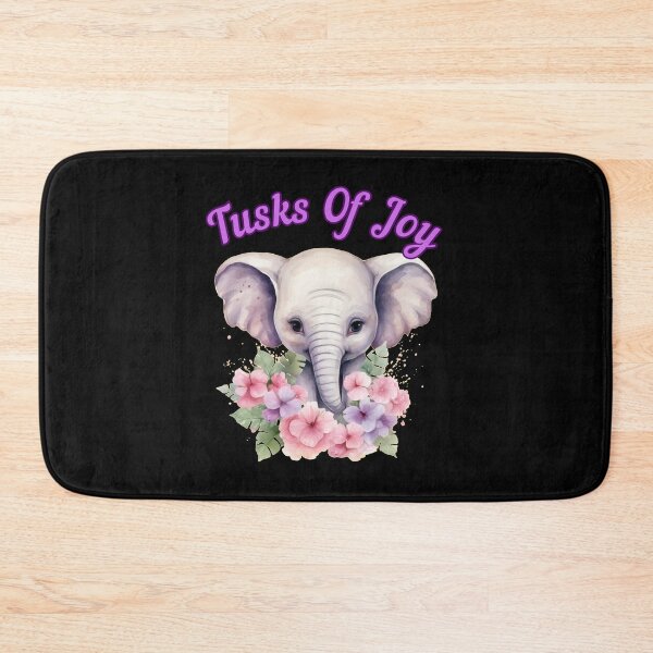 Item preview, Tusks Of Joy. elephant quote designed and sold by ElephantVibes.