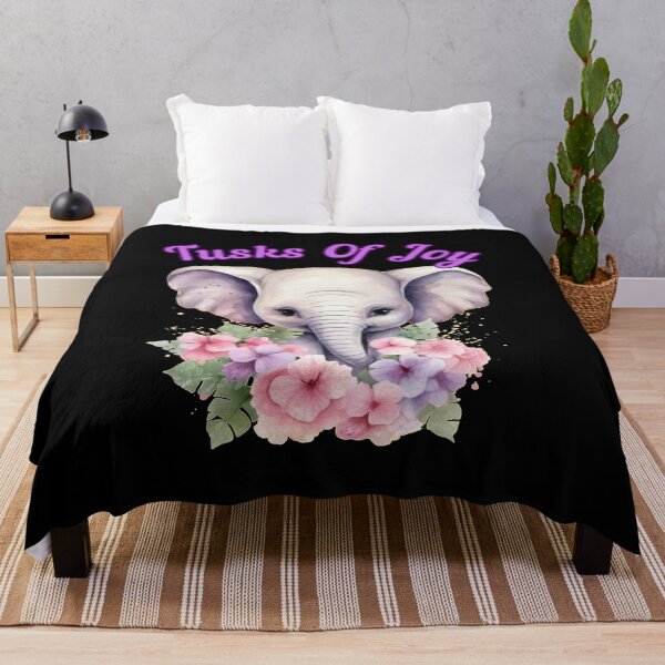Item preview, Tusks Of Joy. elephant quote designed and sold by ElephantVibes.
