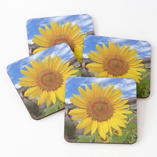 Item preview, Brighten your Day with this Gorgeous Yellow Sunflower with Blue Sky designed and sold by jaynerushton.