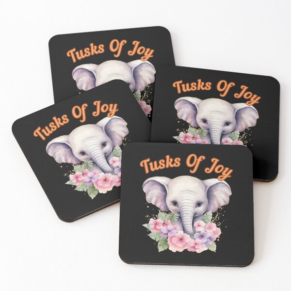 Item preview, Tusks Of Joy. Flower elephant designed and sold by ElephantVibes.