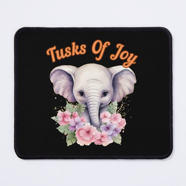 Item preview, Tusks Of Joy. Flower elephant designed and sold by ElephantVibes.