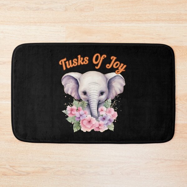 Item preview, Tusks Of Joy. Flower elephant designed and sold by ElephantVibes.