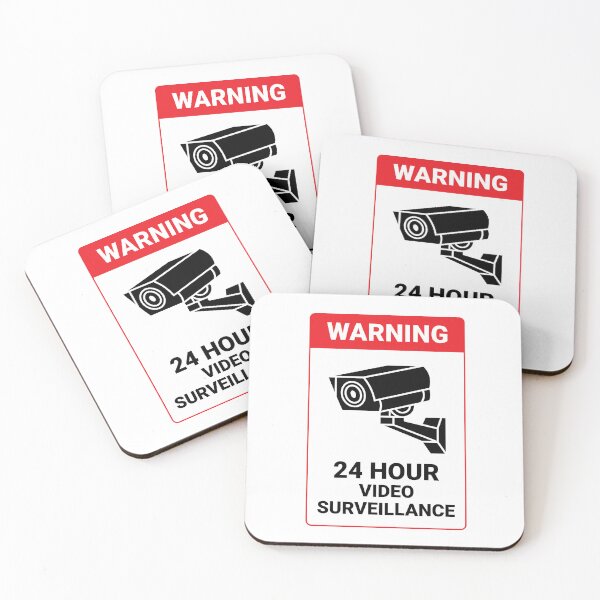 Item preview, 24 Hour Video Surveillance Sign designed and sold by Sachithra Munasinghe.