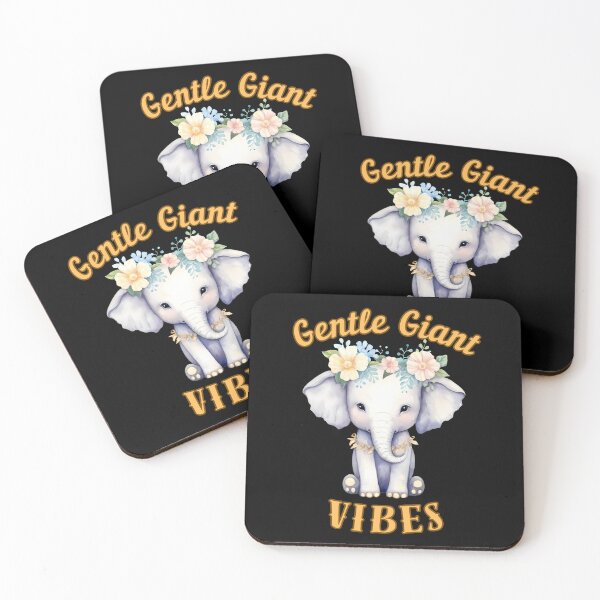Item preview, Gentle Giant Vibes. elephant lover designed and sold by ElephantVibes.