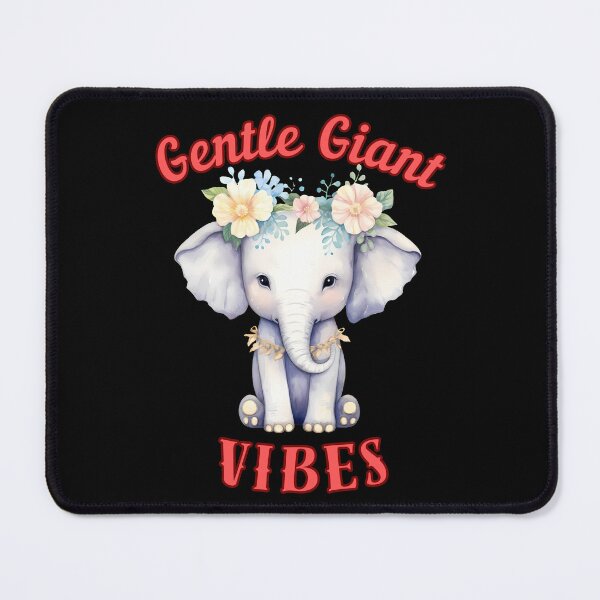 Item preview, Gentle Giant Vibes. colorful elephant designed and sold by ElephantVibes.