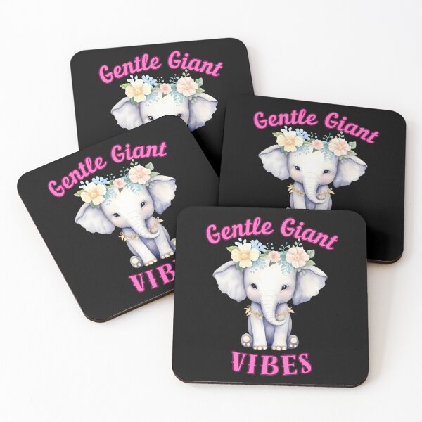 Item preview, Gentle Giant Vibes. elephant head designed and sold by ElephantVibes.