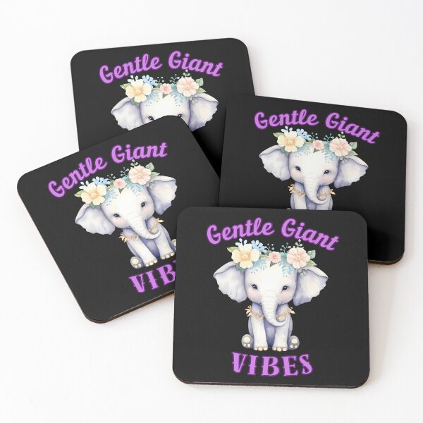Item preview, Gentle Giant Vibes. elephant face designed and sold by ElephantVibes.