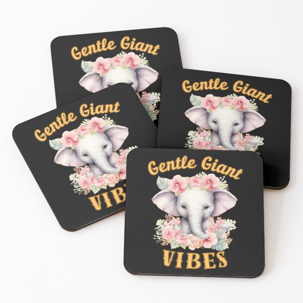 Item preview, Gentle Giant Vibes. watercolor elephant designed and sold by ElephantVibes.