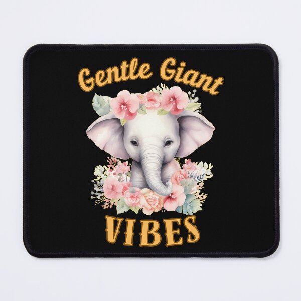 Item preview, Gentle Giant Vibes. watercolor elephant designed and sold by ElephantVibes.