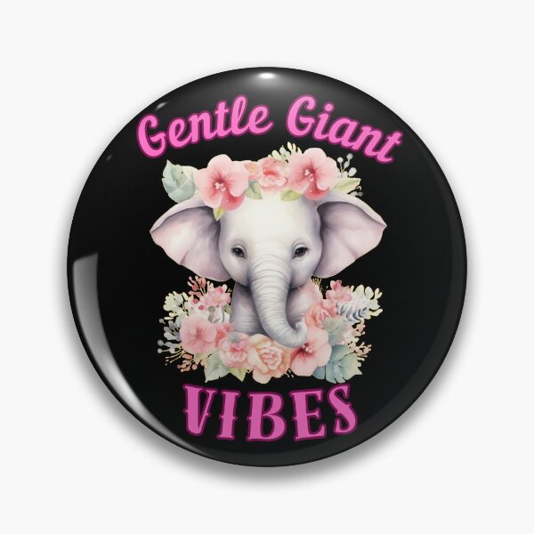 Item preview, Gentle Giant Vibes. elephant saying designed and sold by ElephantVibes.
