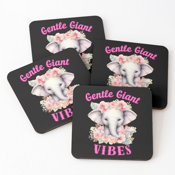Item preview, Gentle Giant Vibes. elephant saying designed and sold by ElephantVibes.
