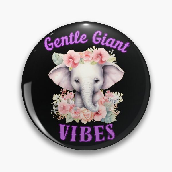 Item preview, Gentle Giant Vibes. elephant quote designed and sold by ElephantVibes.