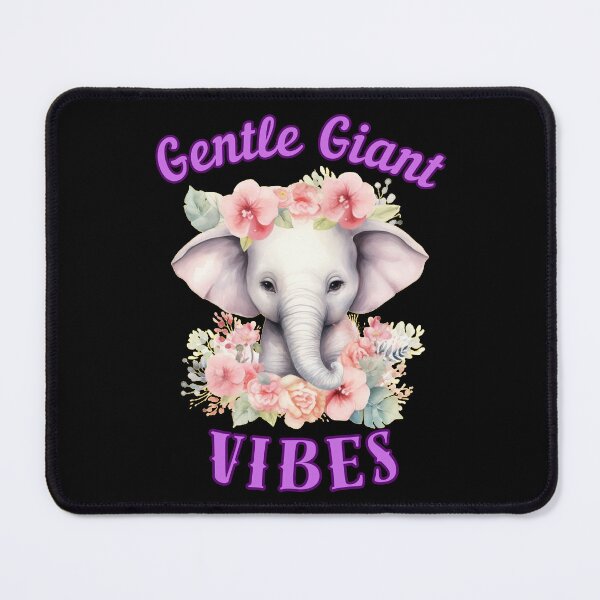 Item preview, Gentle Giant Vibes. elephant quote designed and sold by ElephantVibes.