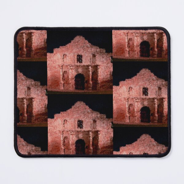 Item preview, 1836 The Alamo Abstract Cubism Print designed and sold by lobodelnoir.