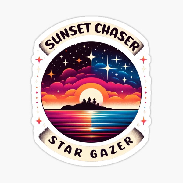 Aperçu de l'œuvre Chasseur de coucher de soleil, observateur d'étoiles créée et vendue par IndyJoe Designs.