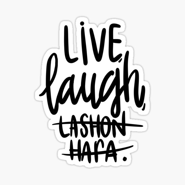 Item preview, Live, Laugh, No Lashon Hara designed and sold by NSFBubbe.