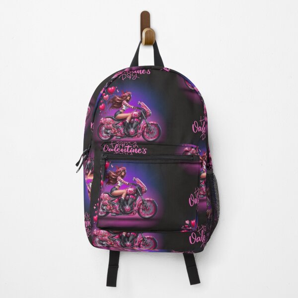 Item preview, Happy Valentine's Day biker girl designed and sold by SeeingBeyond.