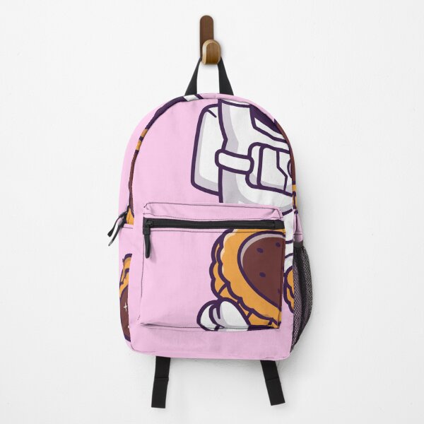 Item preview, Sweet Space Expedition: Cute Astronaut with Biscuit Chocolate Cartoon Vector Icon designed and sold by hjian8219.