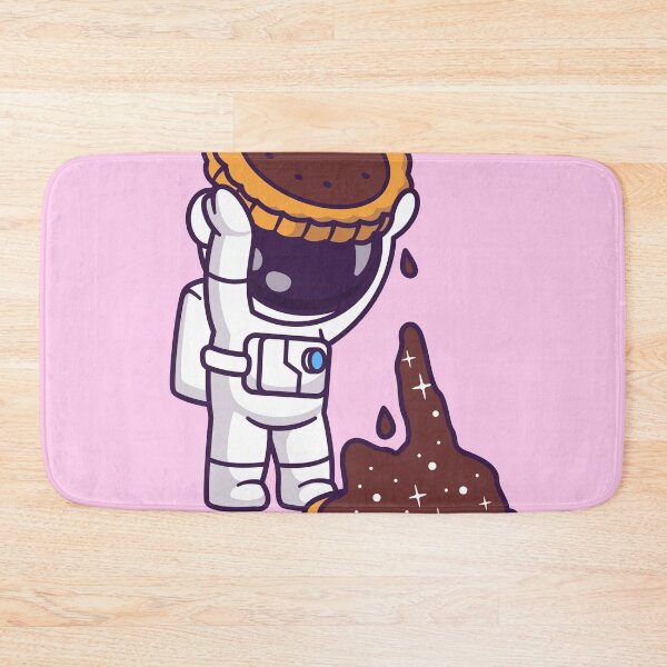 Item preview, Sweet Space Expedition: Cute Astronaut with Biscuit Chocolate Cartoon Vector Icon designed and sold by hjian8219.