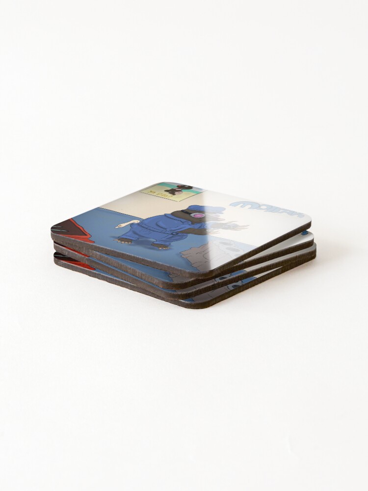 Thumbnail 4 of 5, Coasters (Set of 4), Molechanic designed and sold by Raulboy.