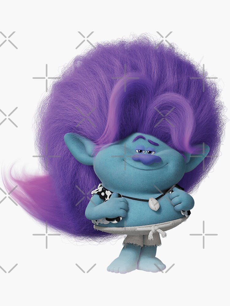 Trolls Band Together Bruce Turned Spruce Sticker For Sale By Alexandrayo Redbubble 