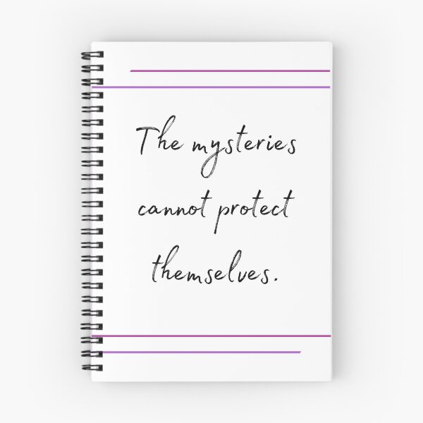Item preview, DOTA 2 quote | Templar Assassin | The mysteries cannot protect themselves. | queenoflaura designed and sold by queenoflaura.