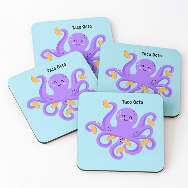 Item preview, Octopus Eating Tacos designed and sold by WideStride.