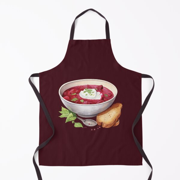 Item preview, European Borscht Beetroot Soup With Bread designed and sold by Alicia Chee.