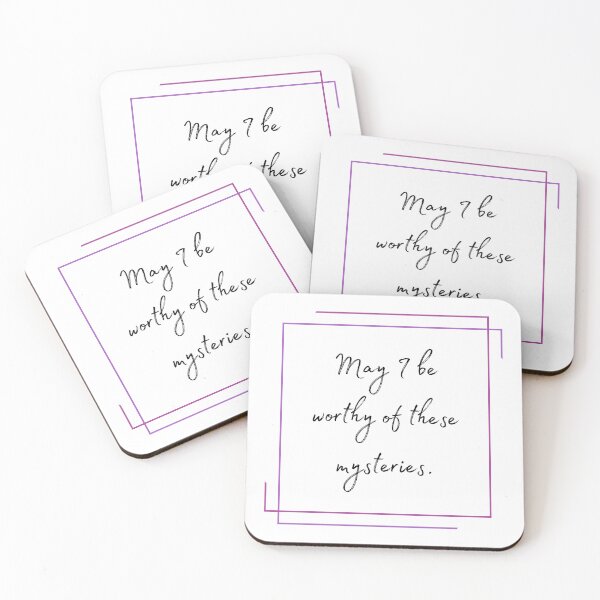 Item preview, DOTA 2 quote | Templar Assassin | May I be worthy of these mysteries. | queenoflaura designed and sold by queenoflaura.