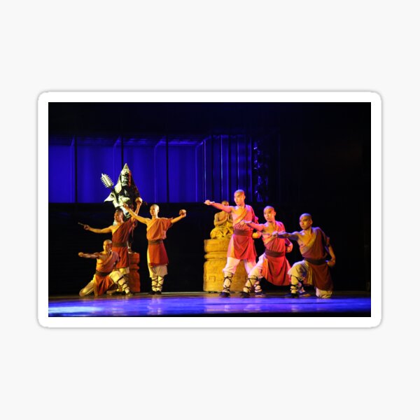 Chinese Kung Fu Performance Sticker