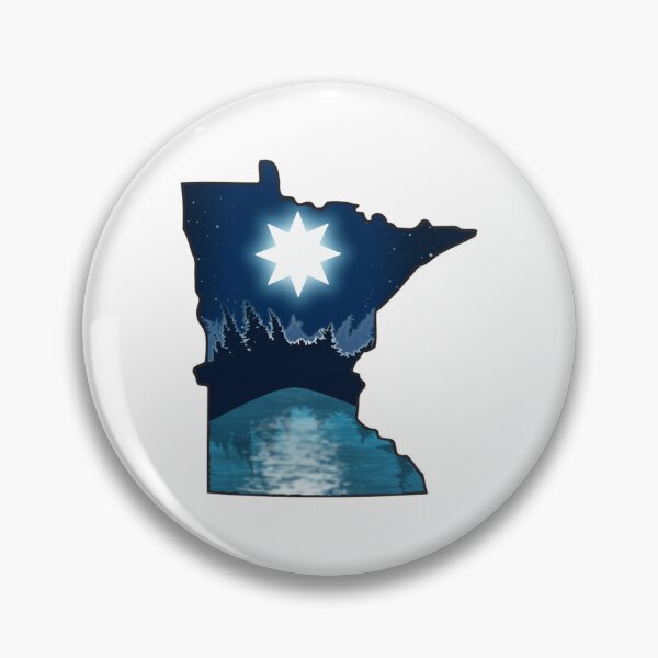 Artikelvorschau, Neue Lakeshore-Karte mit Minnesota-Flagge entworfen und verkauft von carolinaphile.