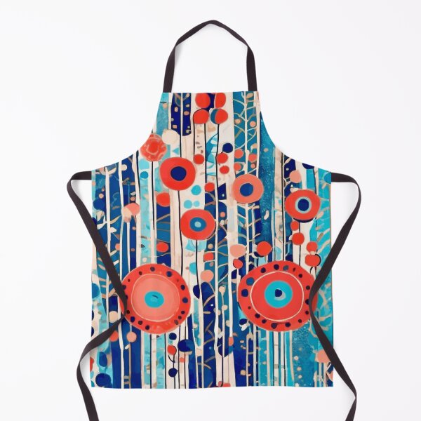Item preview, Gustav Klimt Abstract Flowers in a Garden Landscape  designed and sold by Vicky Brago-Mitchell®.