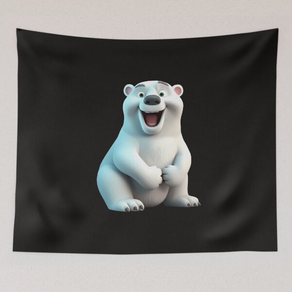 Item preview, Happy Cartoon Polar Bear!  designed and sold by fribabywonder.