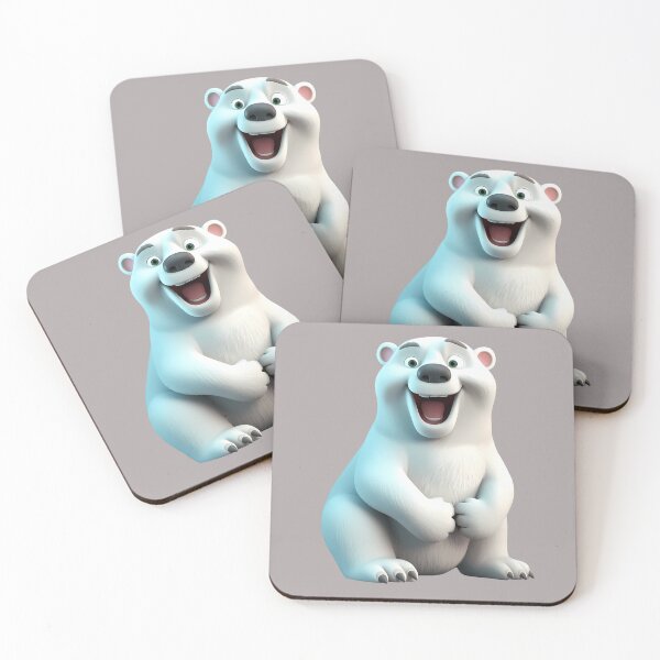 Item preview, Happy Cartoon Polar Bear!  designed and sold by fribabywonder.