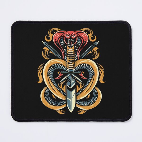 Item preview, American Traditional Snake and Dagger designed and sold by Goku Creations.
