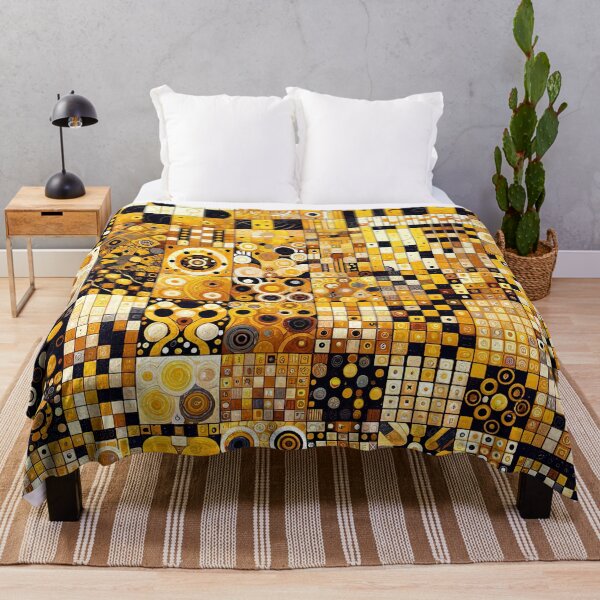 Item preview, Gustav Klimt Gold Pattern Painting designed and sold by maniacfitness.