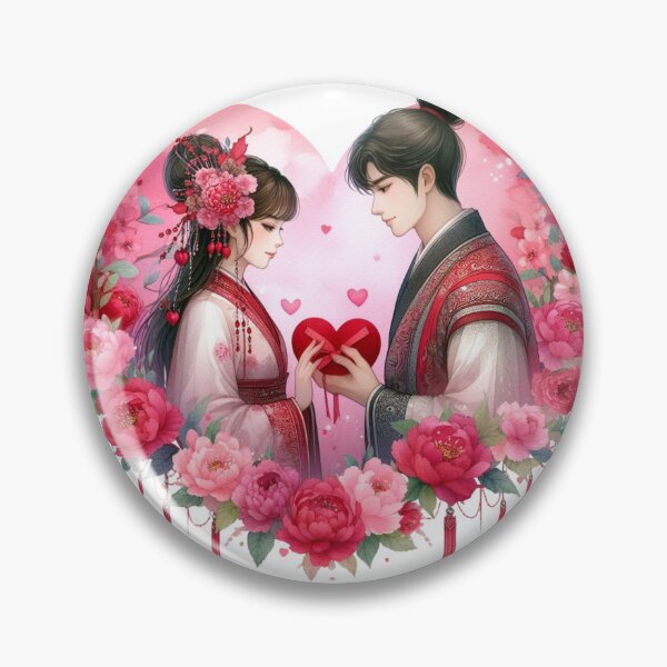 Item preview, Japanese Couple Valentines Day designed and sold by Jeniwe.