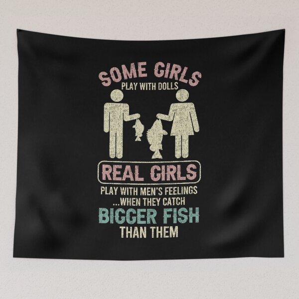 Item preview, Real Girls Play With Men's Feeling When they Catch Bigger Fish Funny Fishing designed and sold by riTapo290.