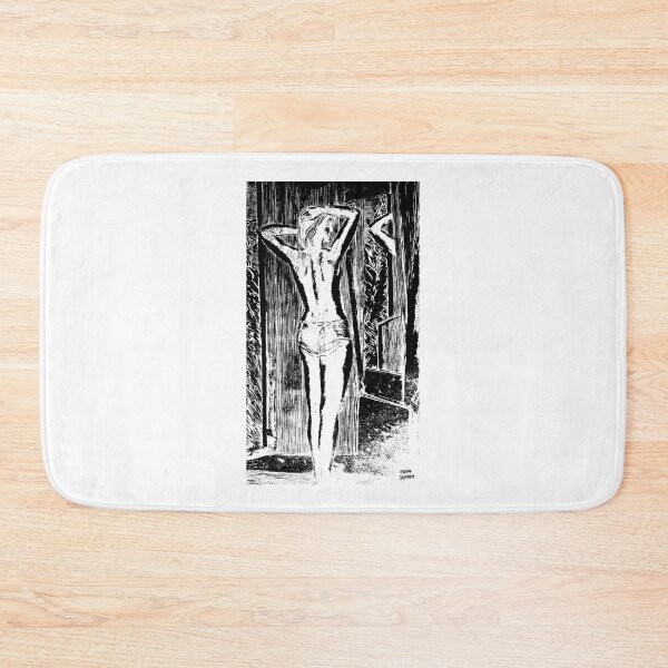 Item preview, I see Me; Linocut Artwork; designed and sold by StickerApe.